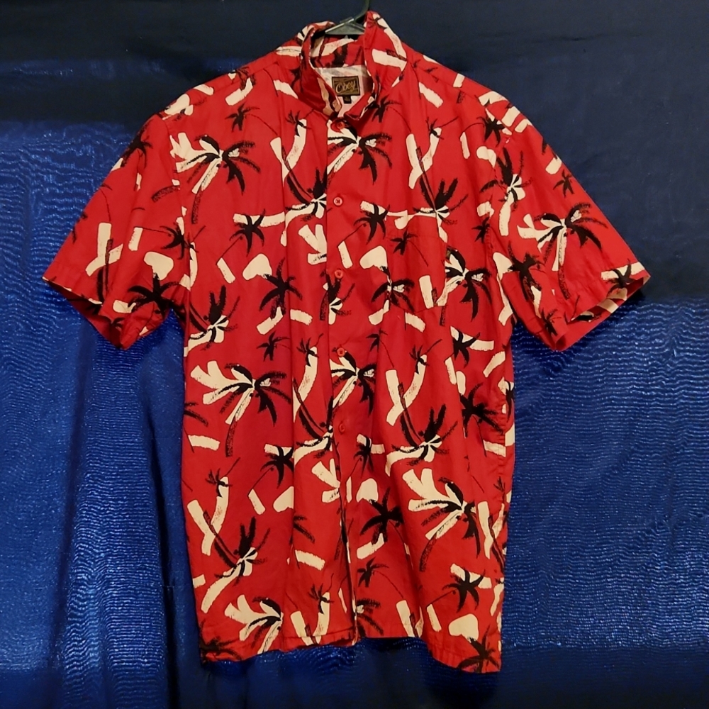 Obey Palm Tree Button up